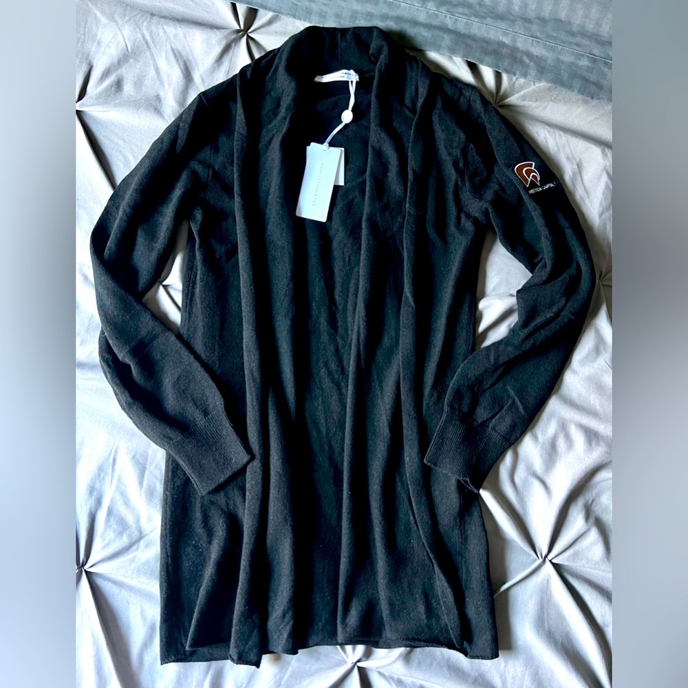 Maison Cashmere 100% Cashmere Open Front Cardigan Size Medium